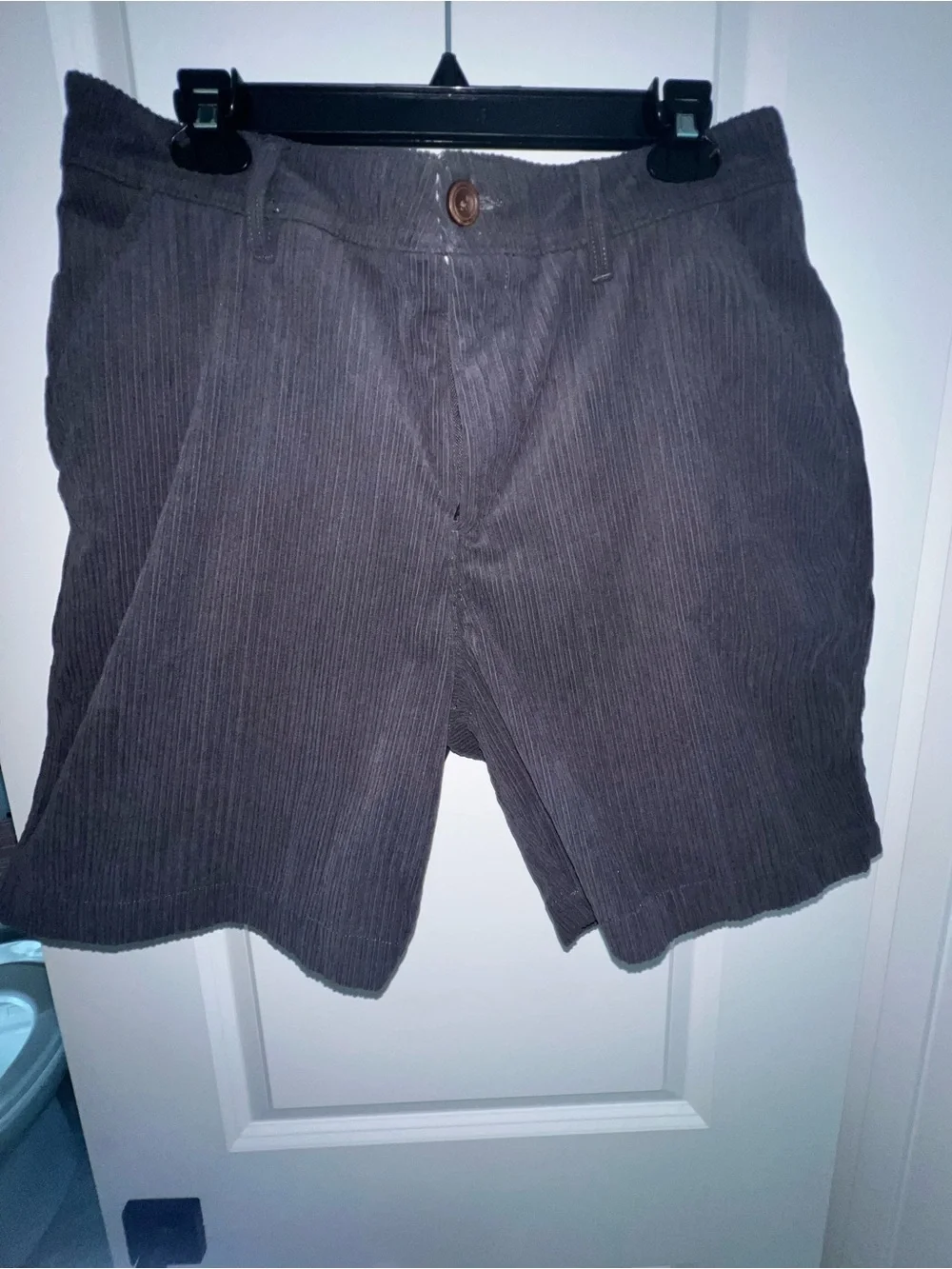 Katin Men’s Corduroy Shorts Size 34 Charcoal Gray Casual Chino